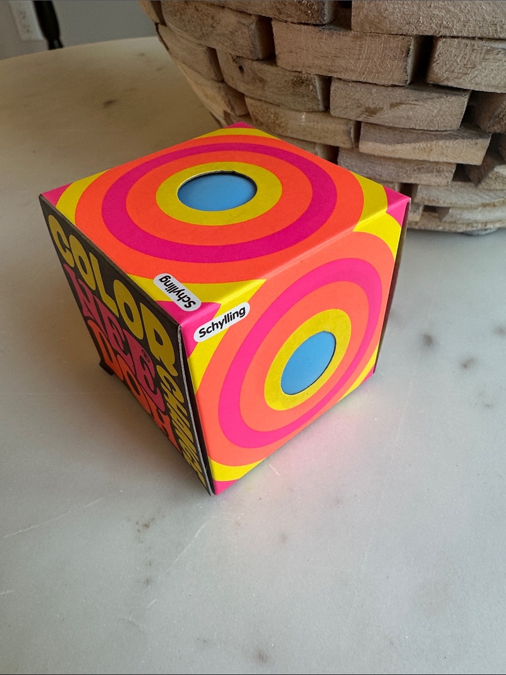 Color Pop Surprise Cube - Pink & Yellow Kids Toy